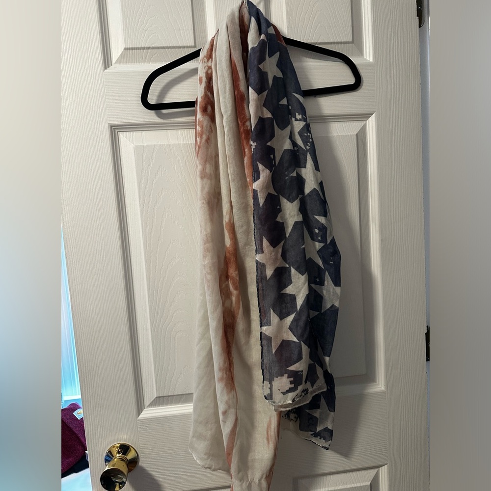 American flag scarf